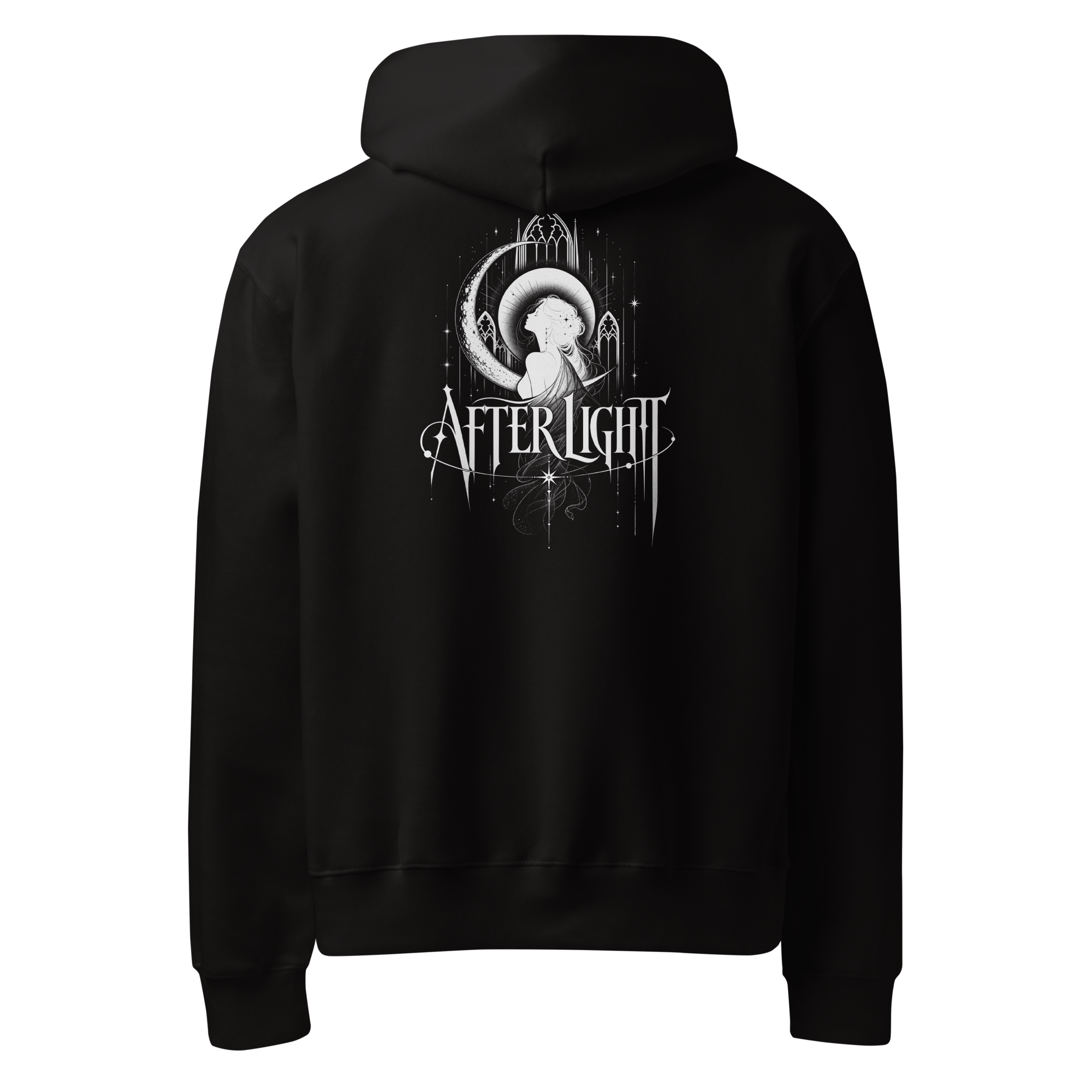 Afterlight Hoodie - Design I Black