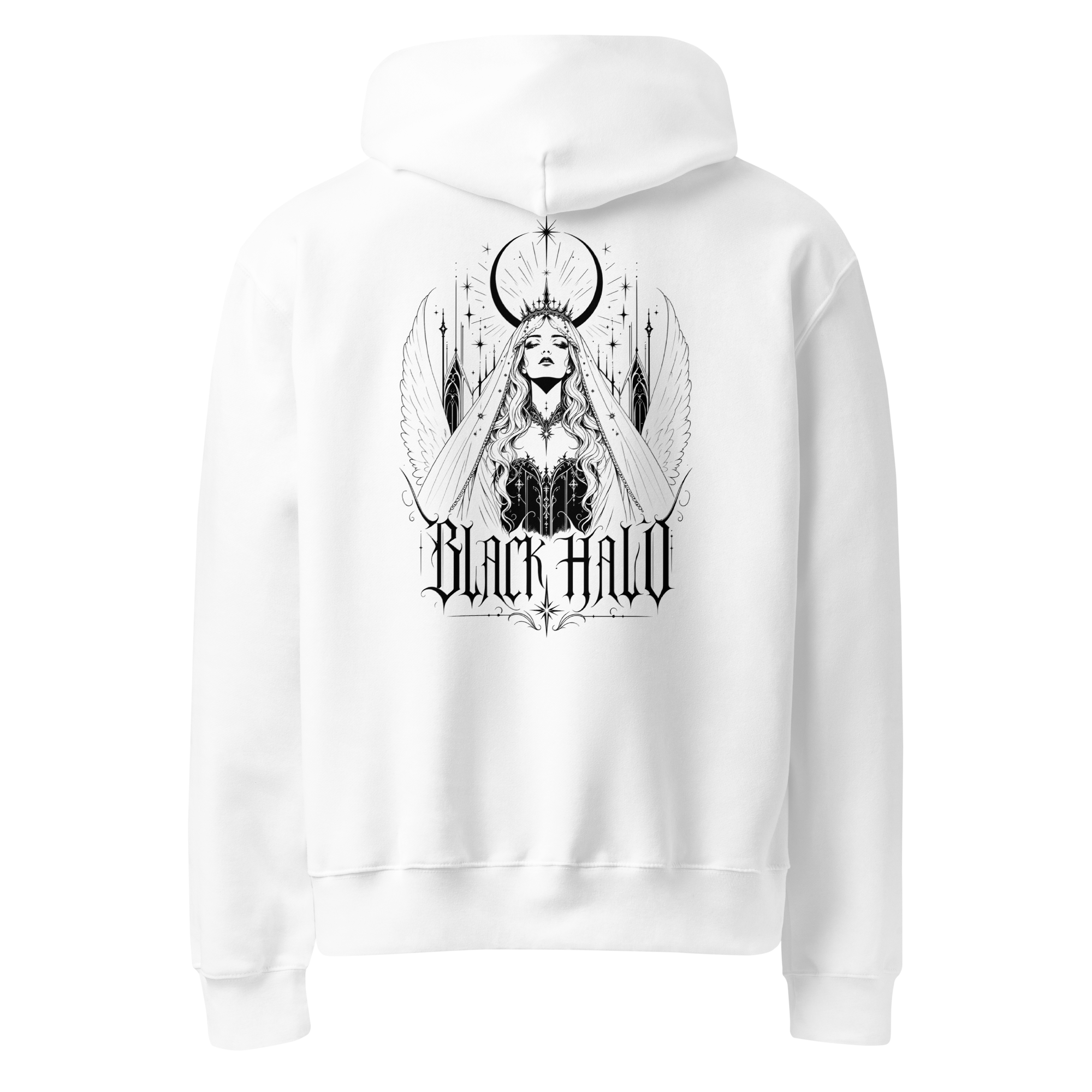 Black Halo Hoodie - back