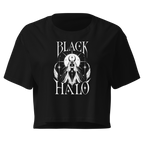 Black Halo Crop Top - Design I Black