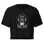 Black Halo Crop Top - Design II Black