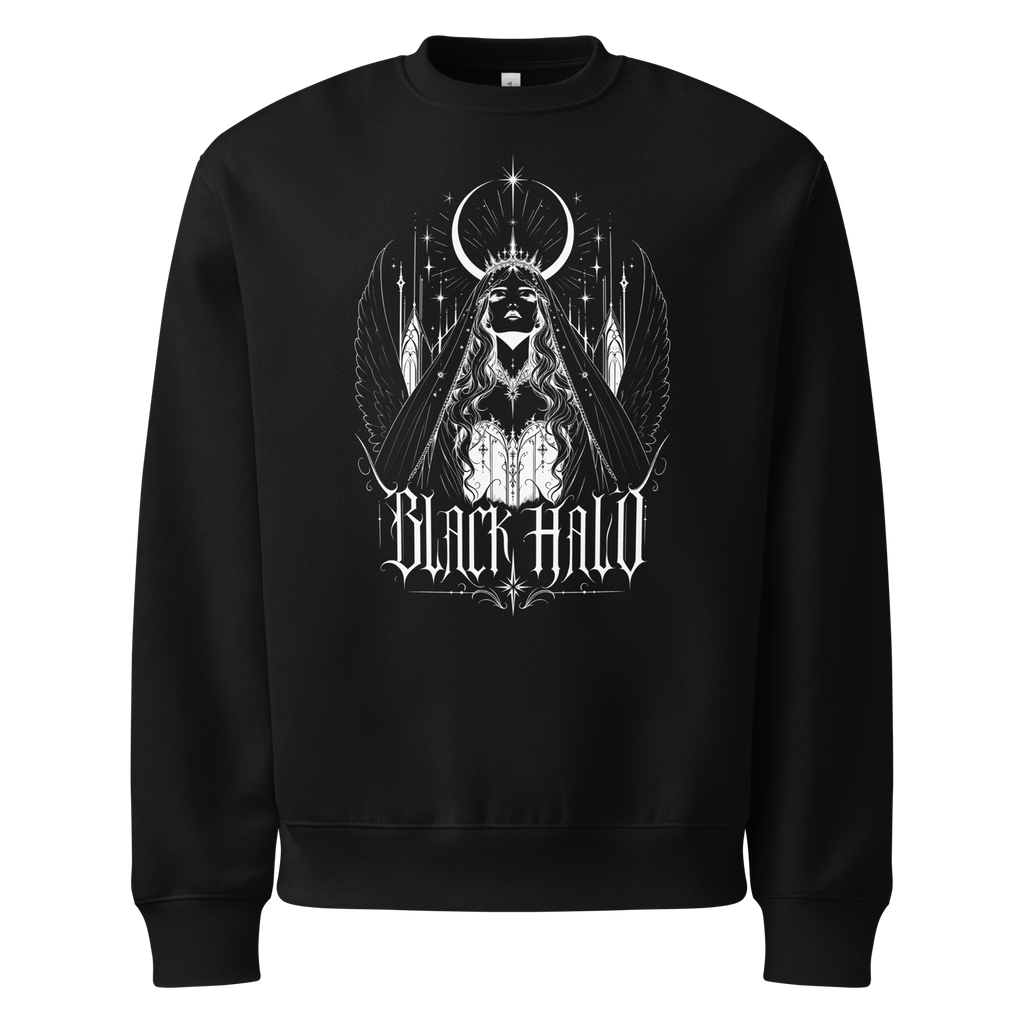 Black Halo Sweatshirt - Design II Black