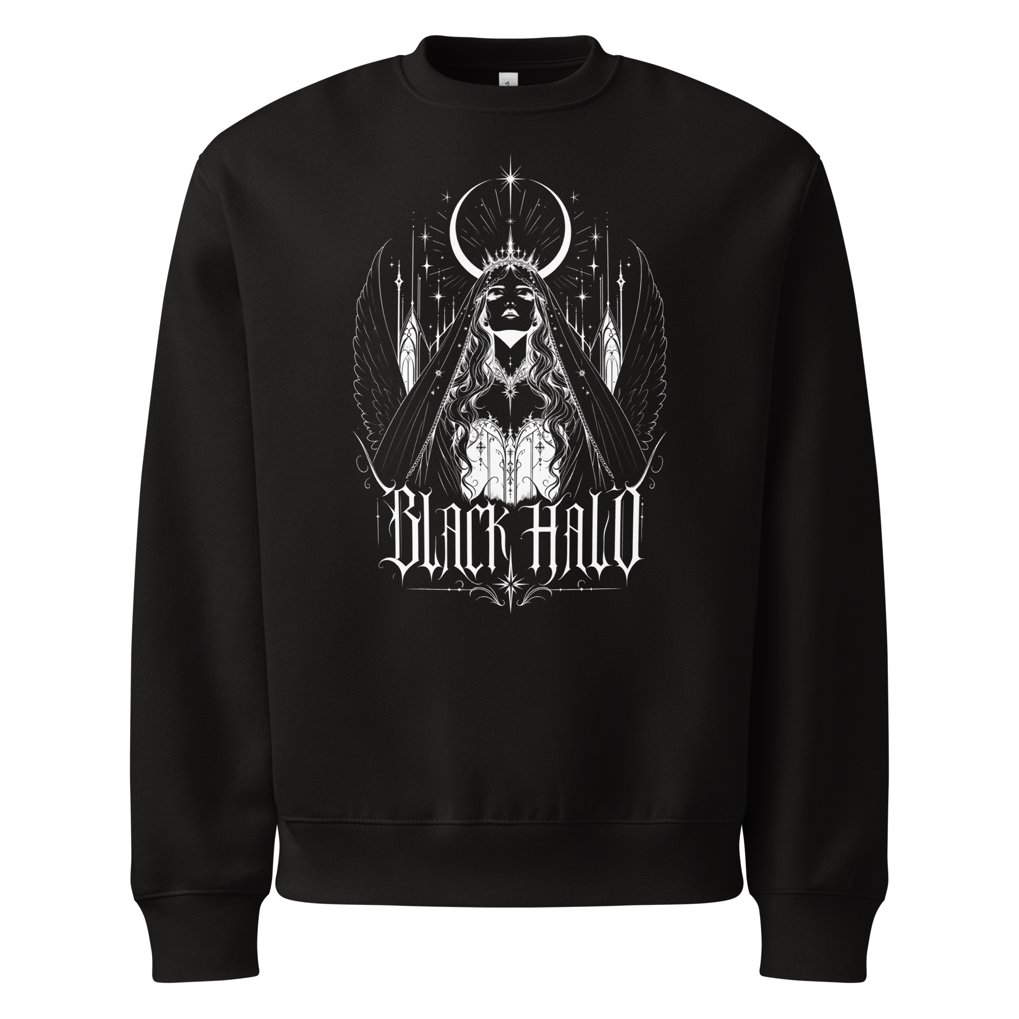 Black Halo Sweatshirt - Design II Black