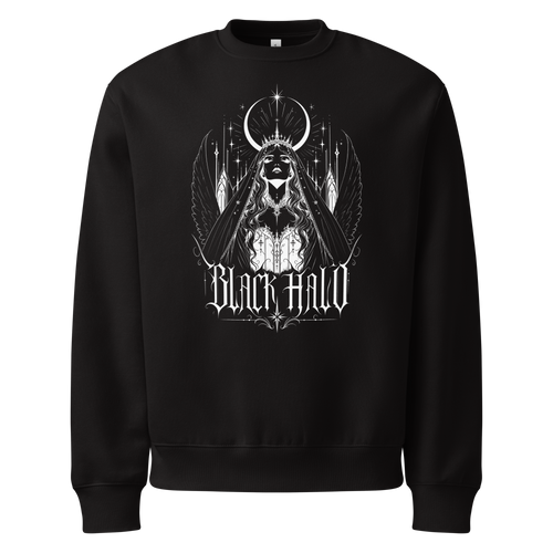 Black Halo Sweatshirt - Design II Black