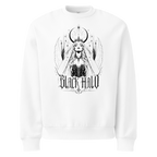 Black Halo Sweatshirt - Design II White
