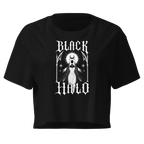 Black Halo Crop Top - Design III Black