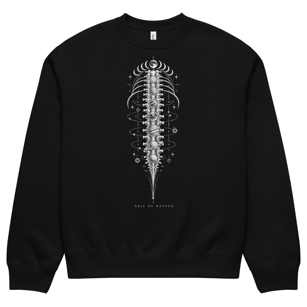 Axis of Heaven Sweatshirt, Black, approved front