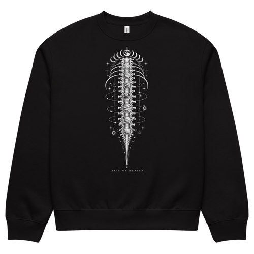 Axis of Heaven Sweatshirt, Black, approved front