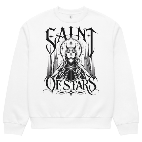 Crowned Saint Sweatshirt, White, approved front