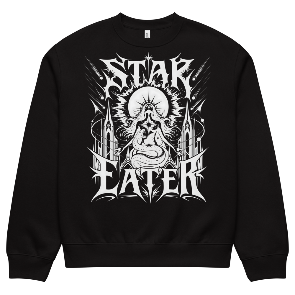 Serpent Saint Sweatshirt, Black, approved front