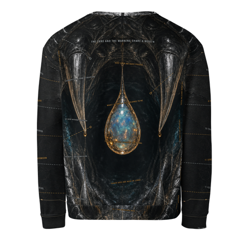 Calm Is Armed Sweatshirt - Black back