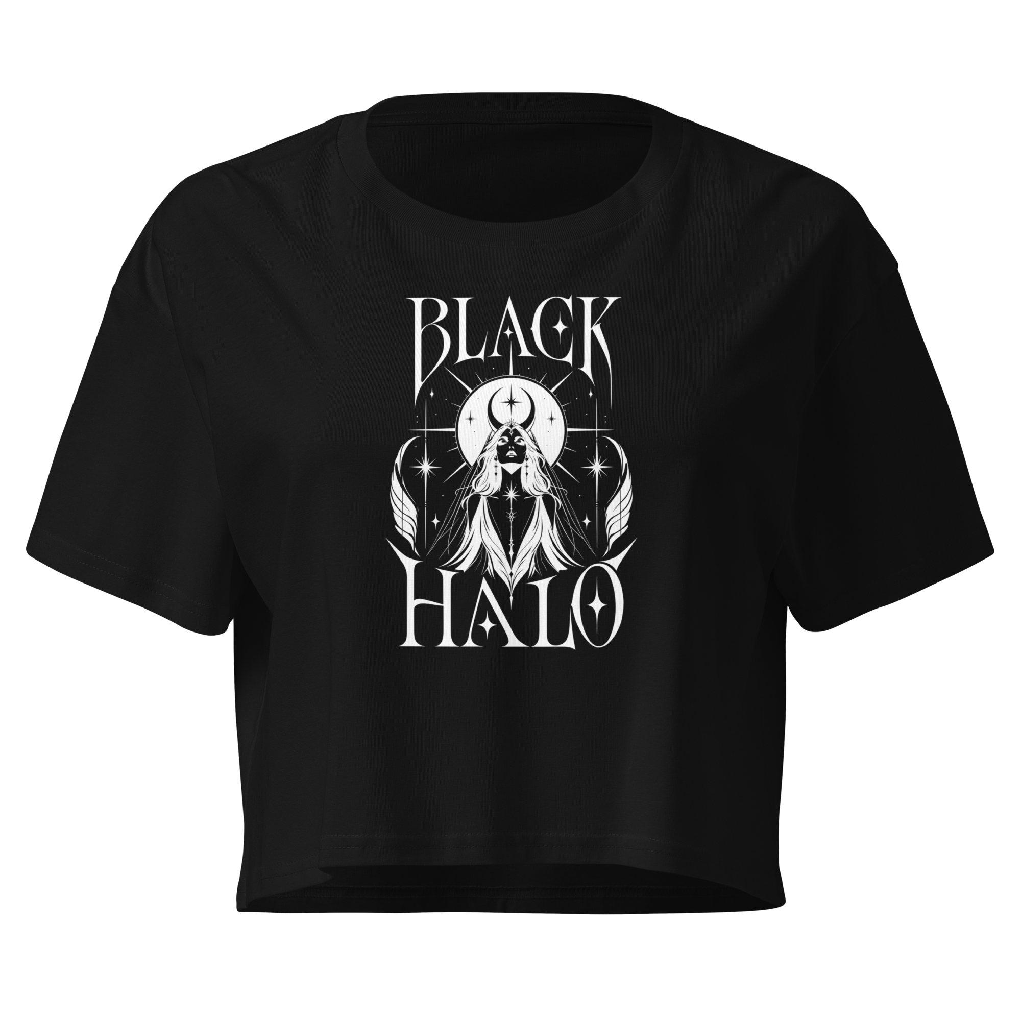 Black Halo Crop Top