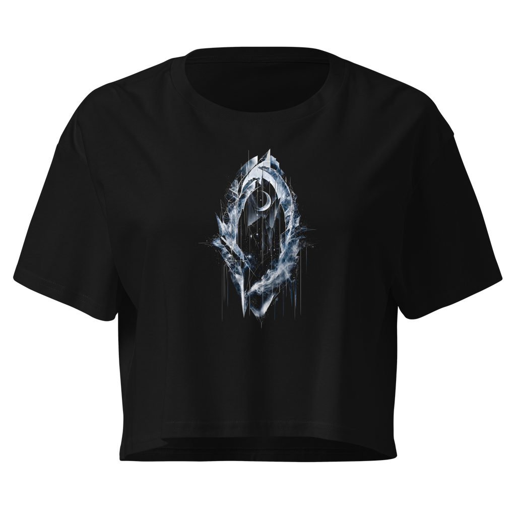 Crystal Veil Crop Top