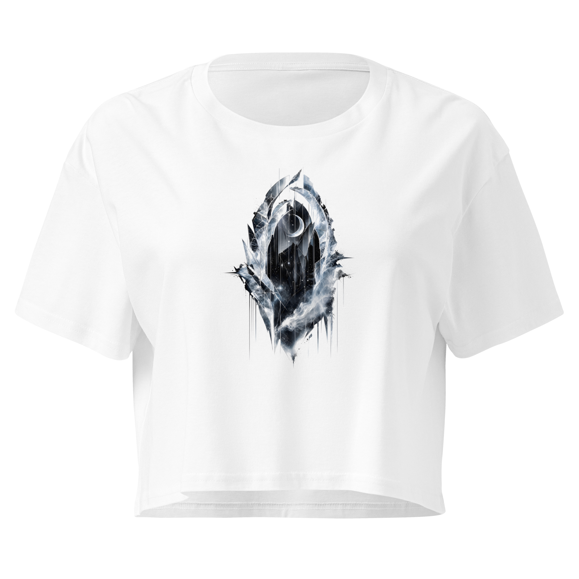 Crystal Veil Crop Top