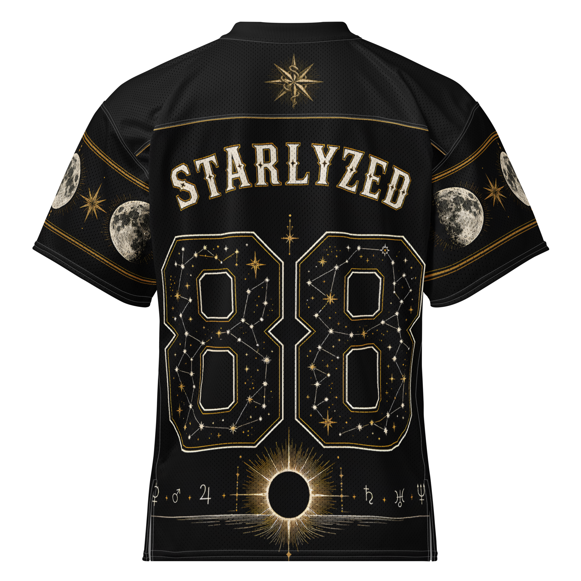 Celestial League Away Jersey back mockup