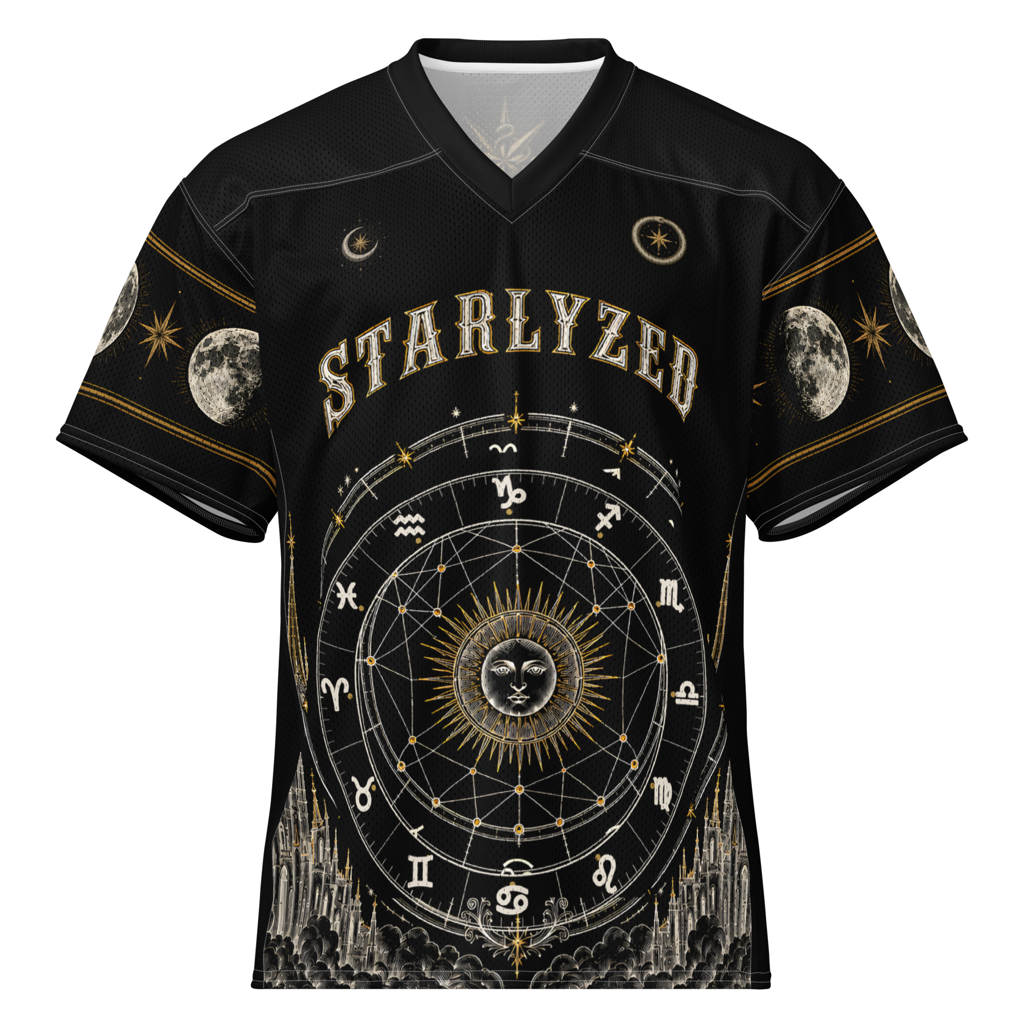 Celestial League Away Jersey front mockup