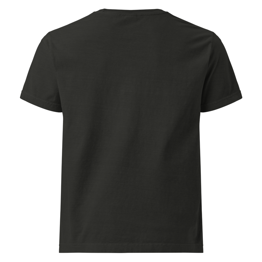 Church Is Out Oversized Tee - Washed Black back