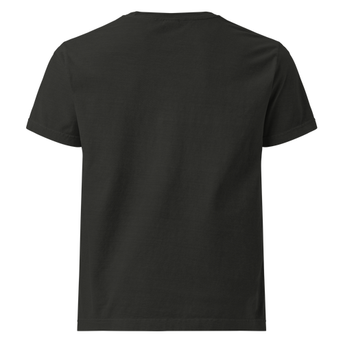 Church Is Out Oversized Tee - Washed Black back