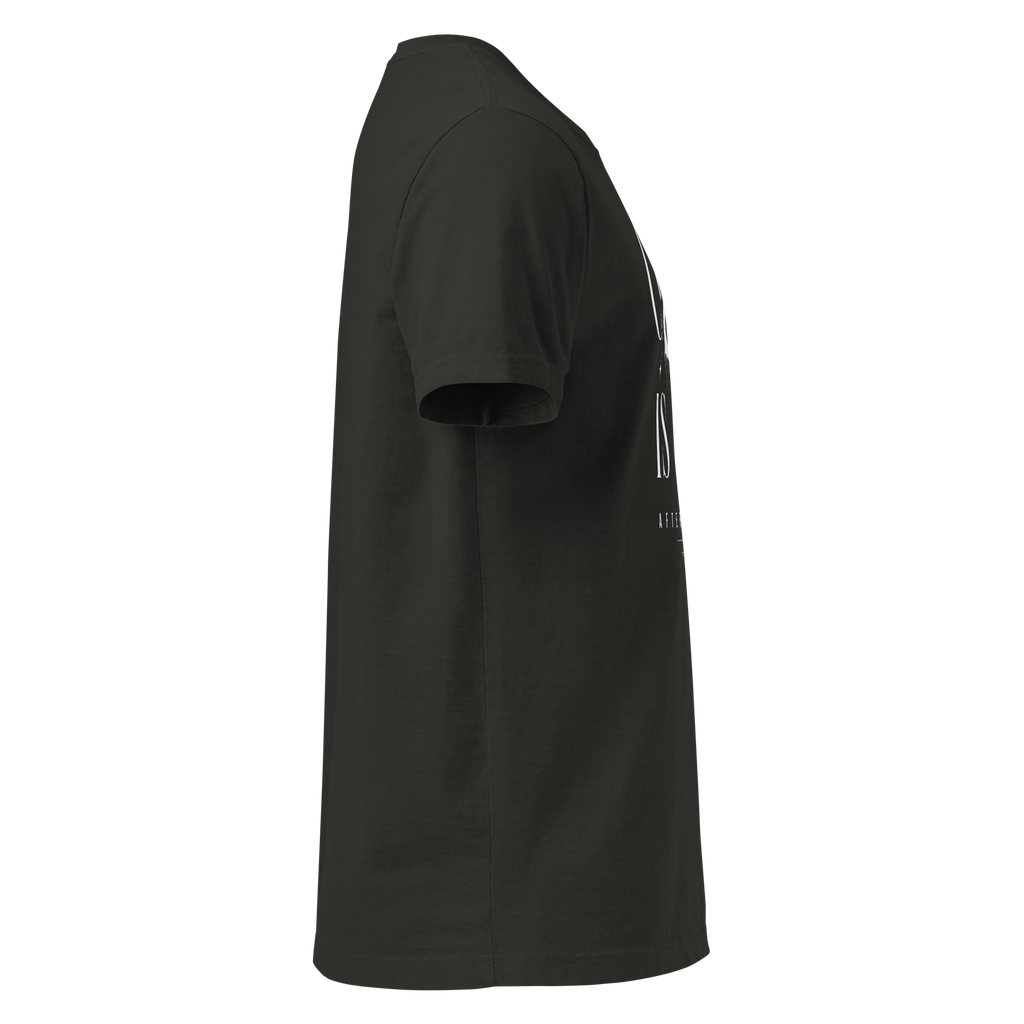 Church Is Out Oversized Tee - Washed Black right