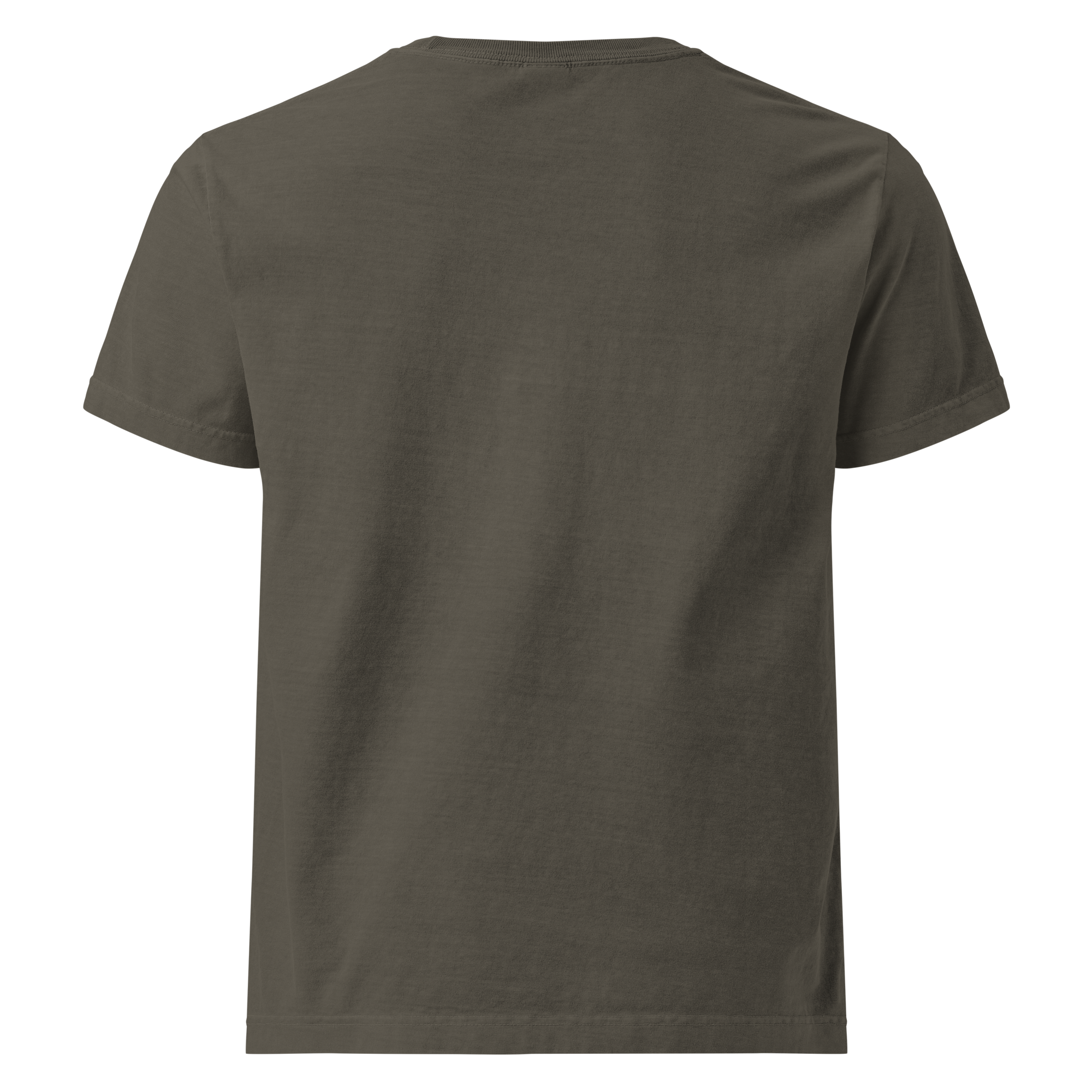 Church Is Out Oversized Tee - Washed Charcoal back