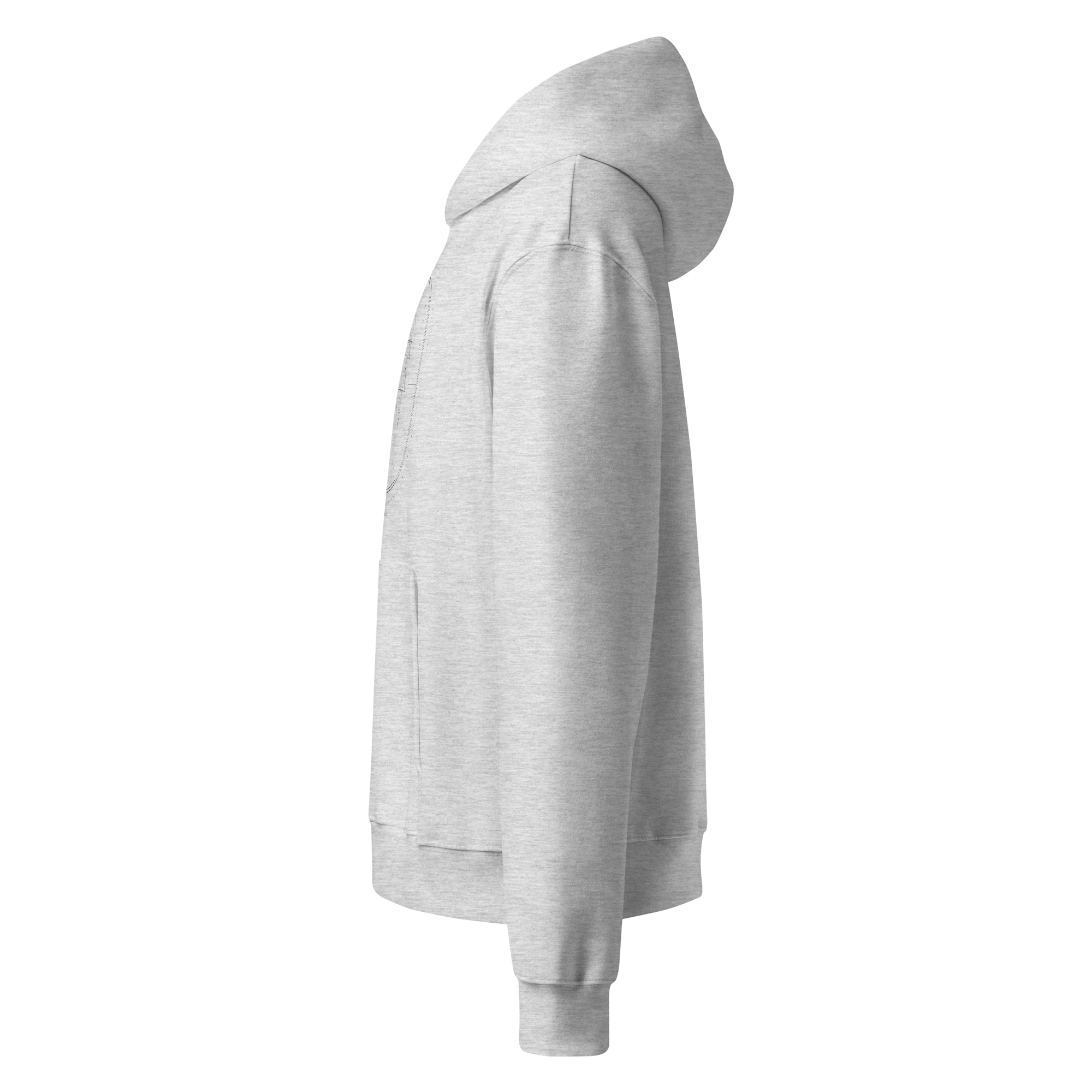 Claude / Pi Day Hoodie - Athletic Heather left