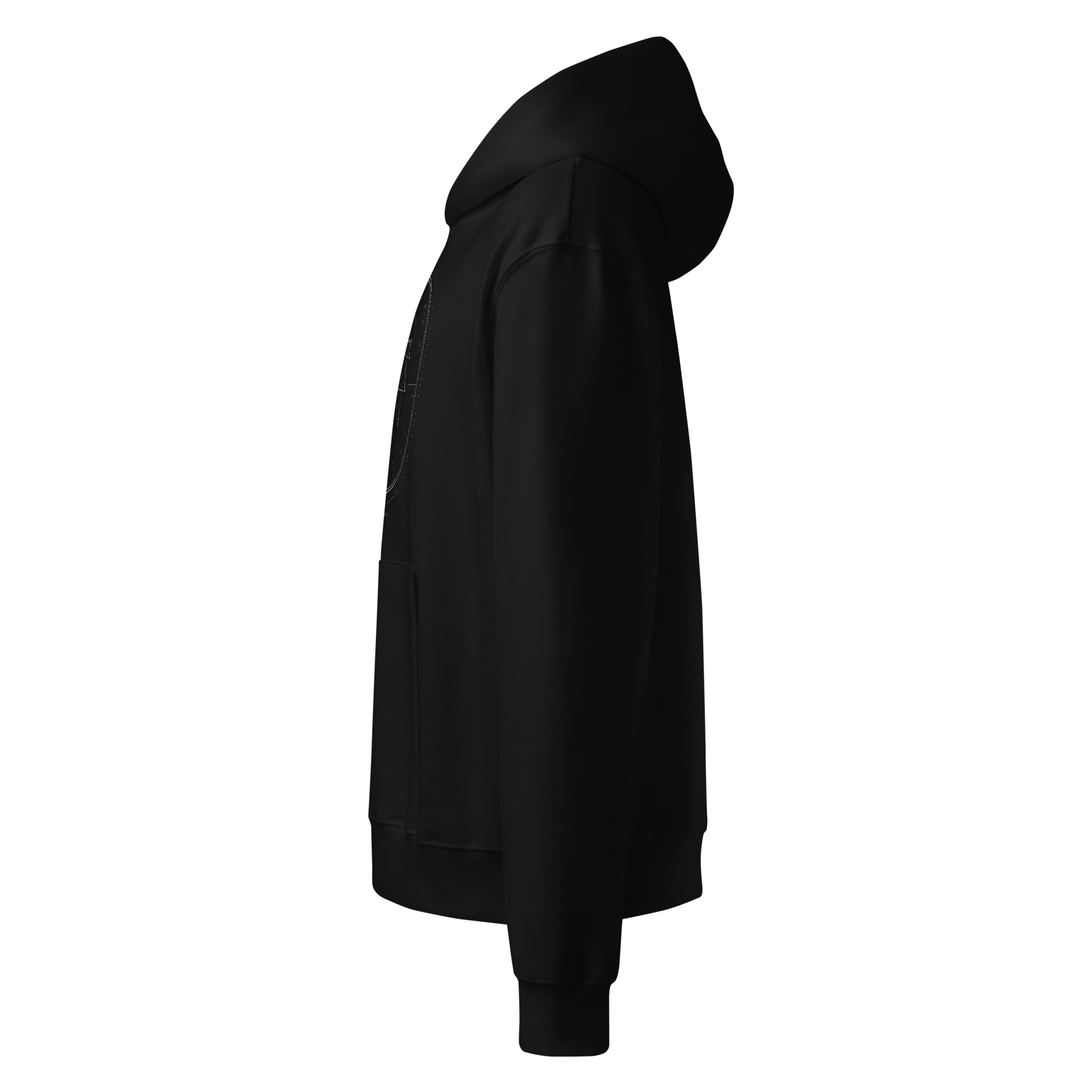 Claude / Pi Day Hoodie - Black left