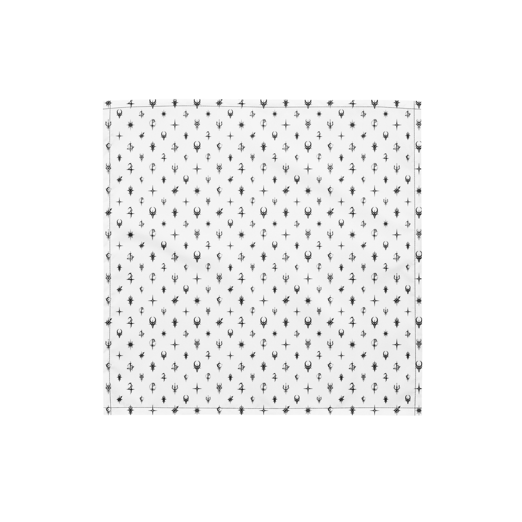 Cosmic Monogram Bandana front