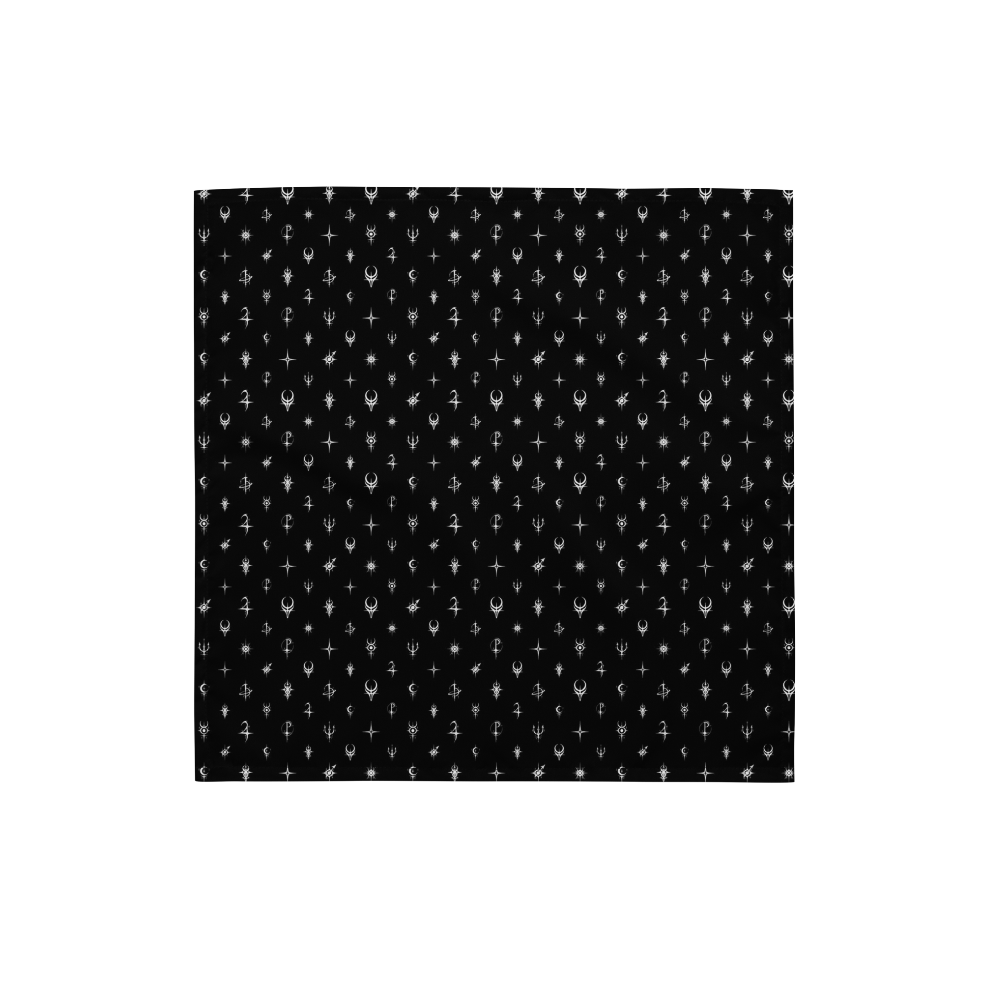 Cosmic Monogram Bandana front