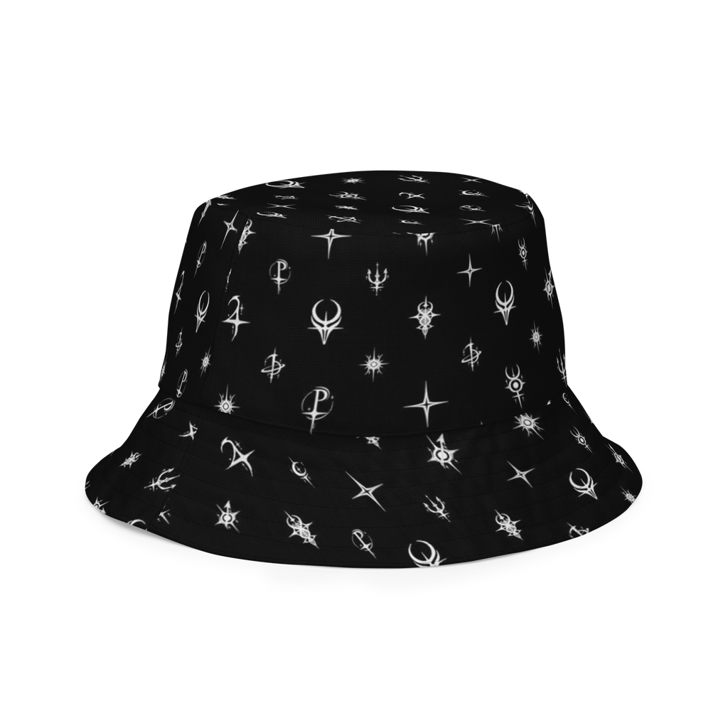 Cosmic Monogram Bucket Hat right-front-outside