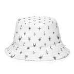 Cosmic Monogram Bucket Hat - White