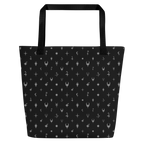 Cosmic Monogram Tote - Black