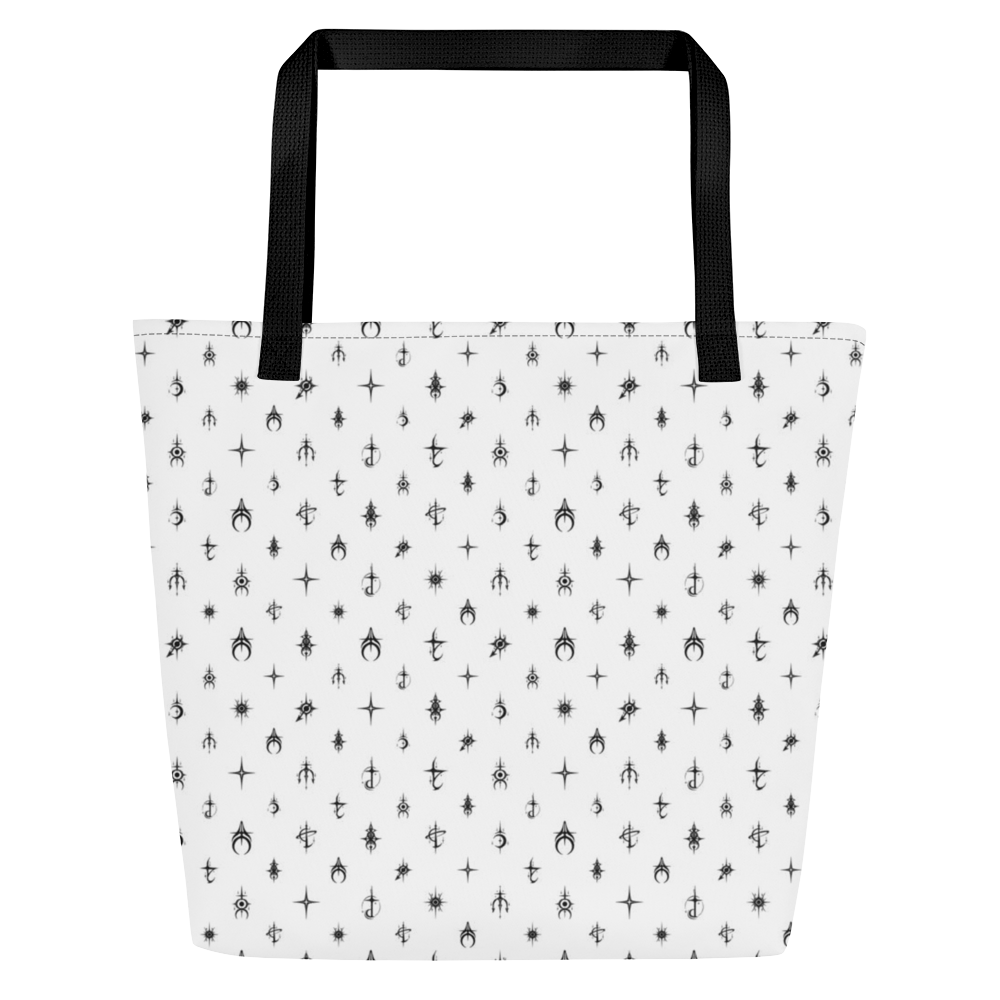 Cosmic Monogram Tote back