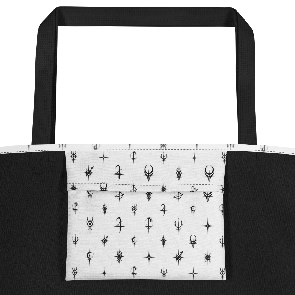 Cosmic Monogram Tote pocket