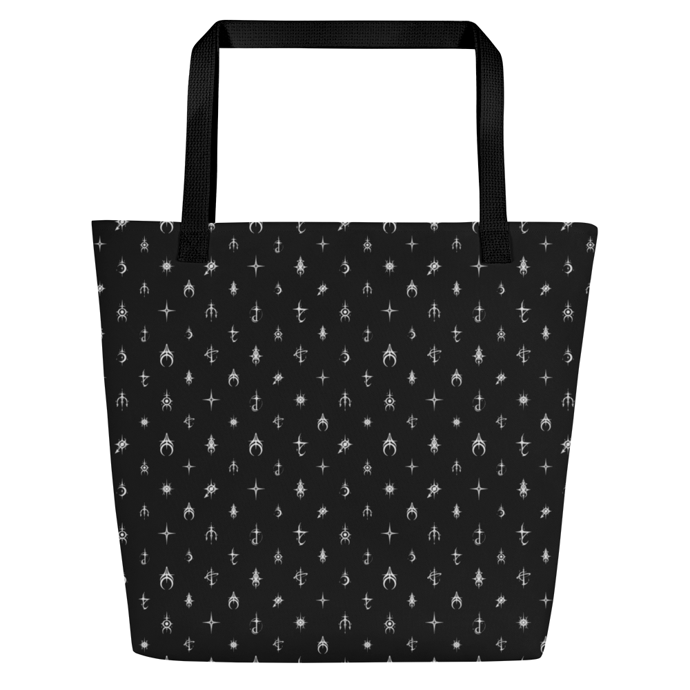 Cosmic Monogram Tote back