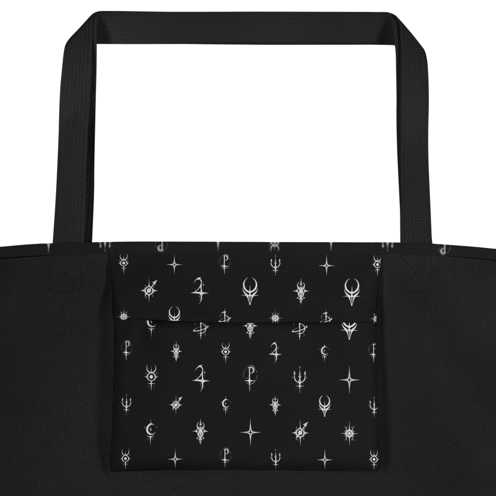 Cosmic Monogram Tote pocket