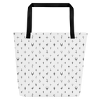 Cosmic Monogram Tote - White