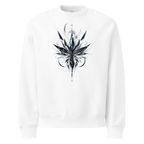 Crystal Veil Sweatshirt - Design I White