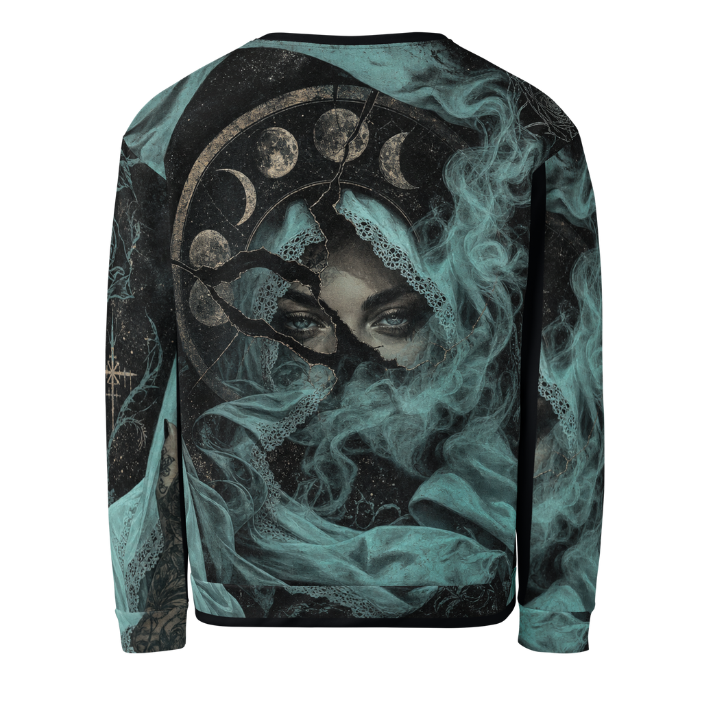 Cyan Vice Sweatshirt - Black back