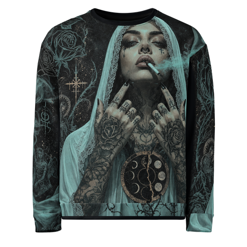 Cyan Vice Sweatshirt - Black front