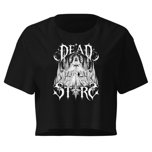 Dead Stars Crop Top - Design I Black