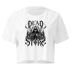Dead Stars Crop Top - Design I White