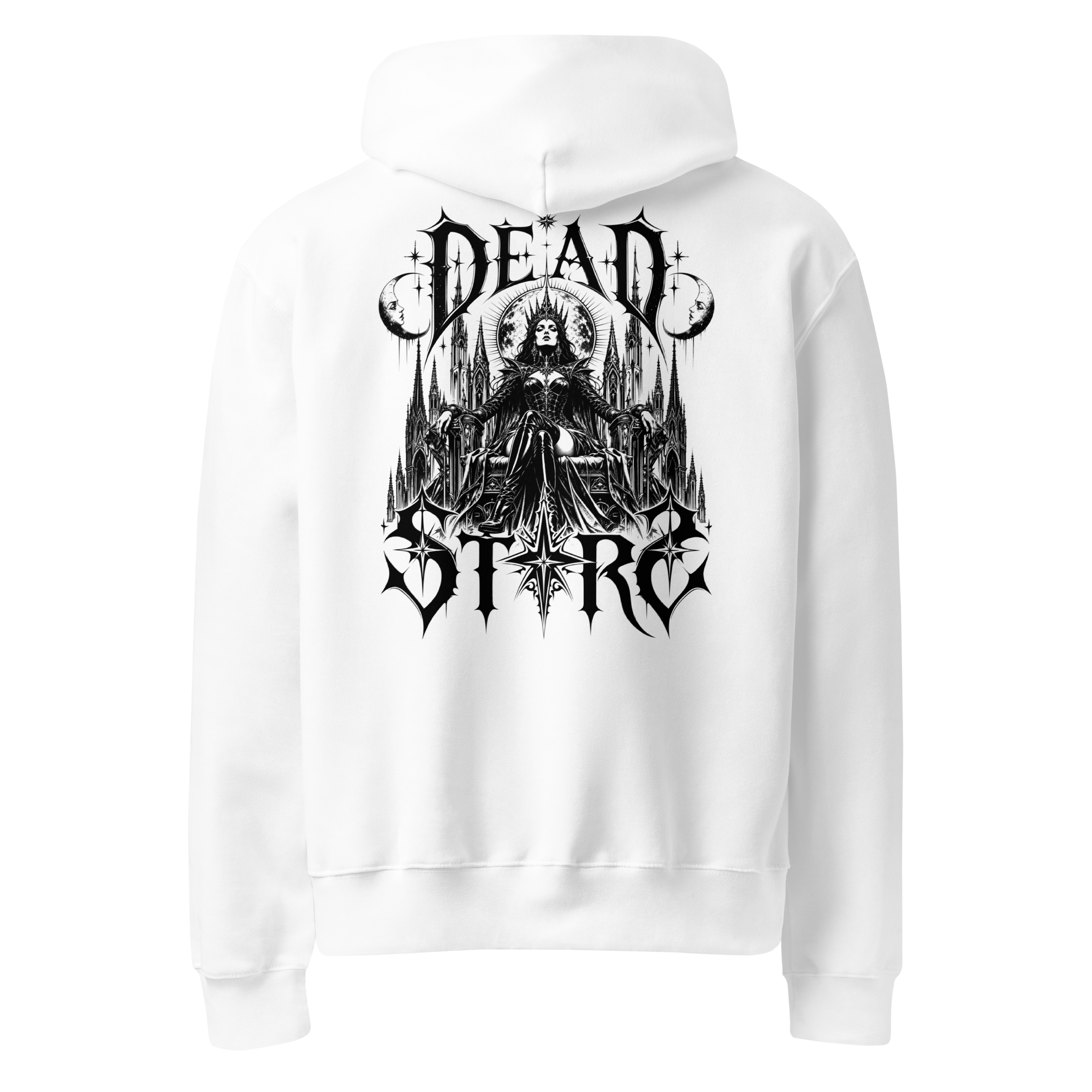 Dead Stars Hoodie - Design I White