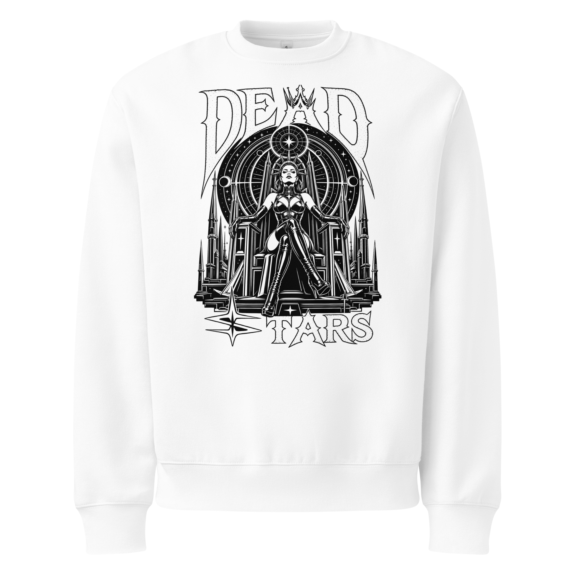 Dead Stars Sweatshirt - Design II White