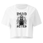 Dead Stars - Design III White Crop Top