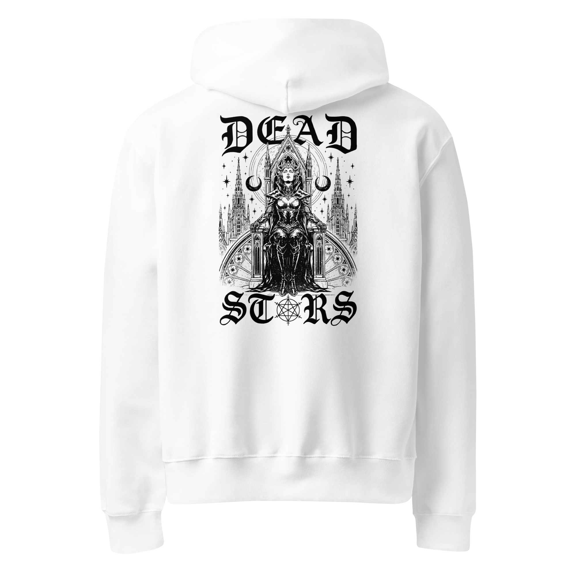 Dead Stars Hoodie - Design III White