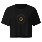 Blood Moon Crop Top - Black