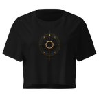 Ring of Fire Crop Top - Black