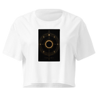 Ring of Fire Crop Top - White