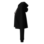 MISSING FROM THE PICTURE Cropped Hoodie - Black left