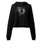 MISSING FROM THE PICTURE Cropped Hoodie - Black front