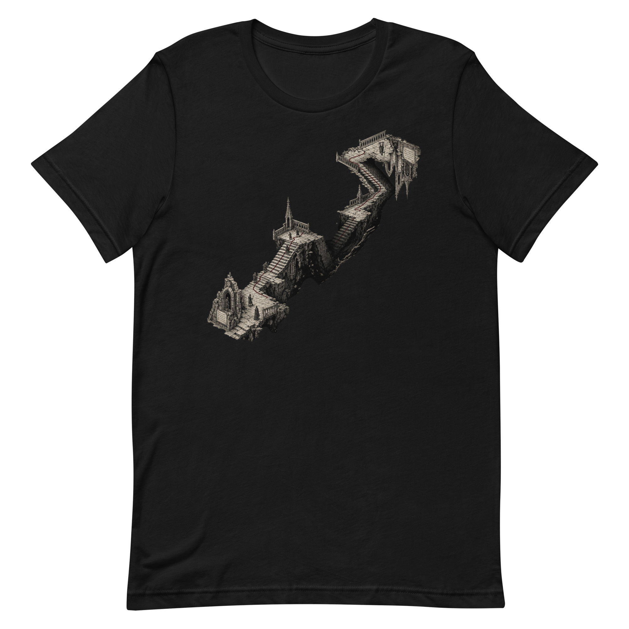 NO BOTTOM Tee - Black front